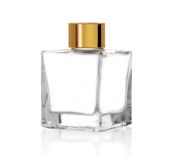 Флакон скляний Квадрат для дифузора з кришкою 100 мл | Інтернет-магазин Perfumer.ua